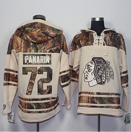 Blackhawks #72 Artemi Panarin Cream/Camo Stitched NHL Jersey